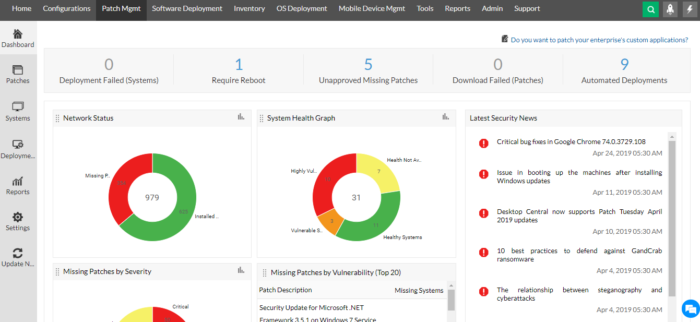 ManageEngine Patch Manager Plus screenshot