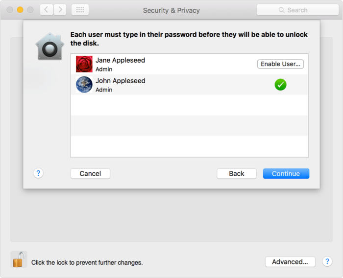 Apple FileVault