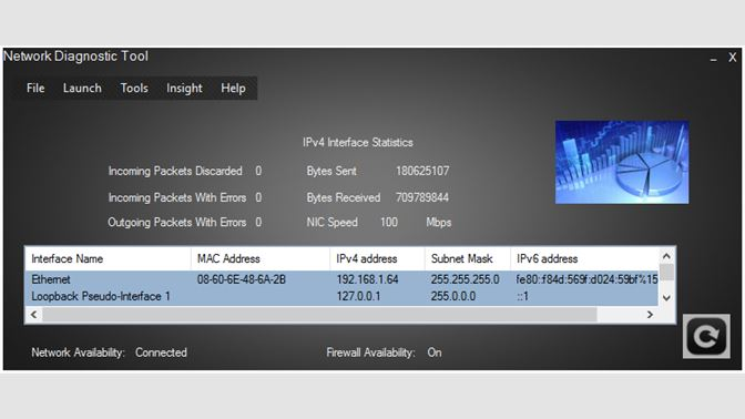 Microsoft Network Diagnostic Tool screenshot.