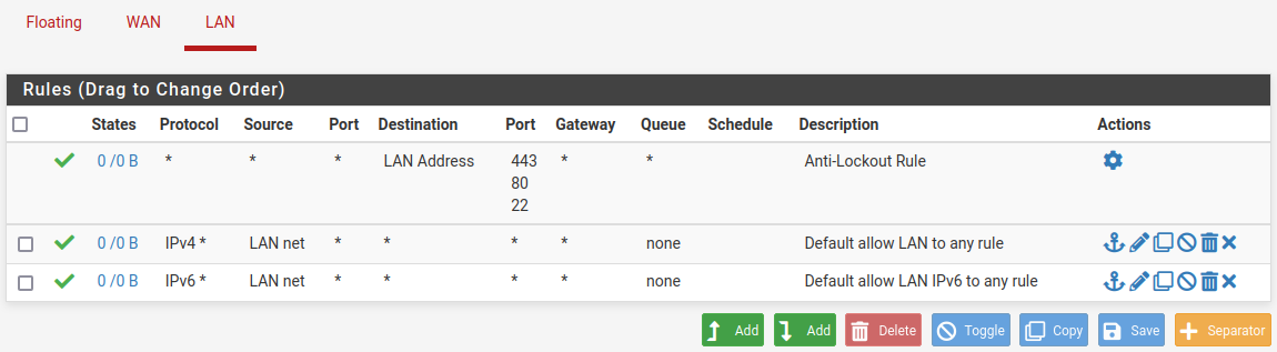 Selecting pfSense network device of choice.