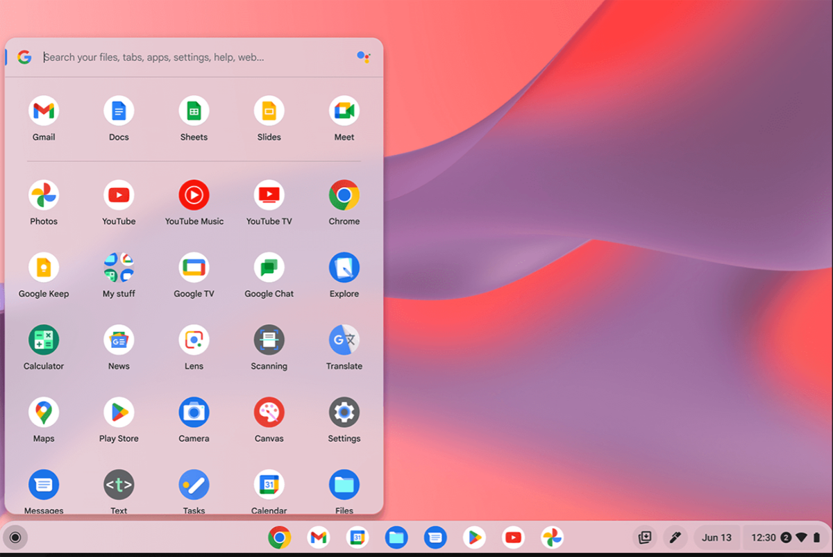 Google ChromeOS environment.